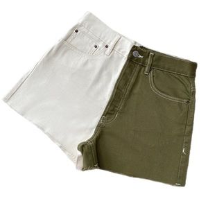 PACSUN vintage ultra high-rise, two tone shorts
